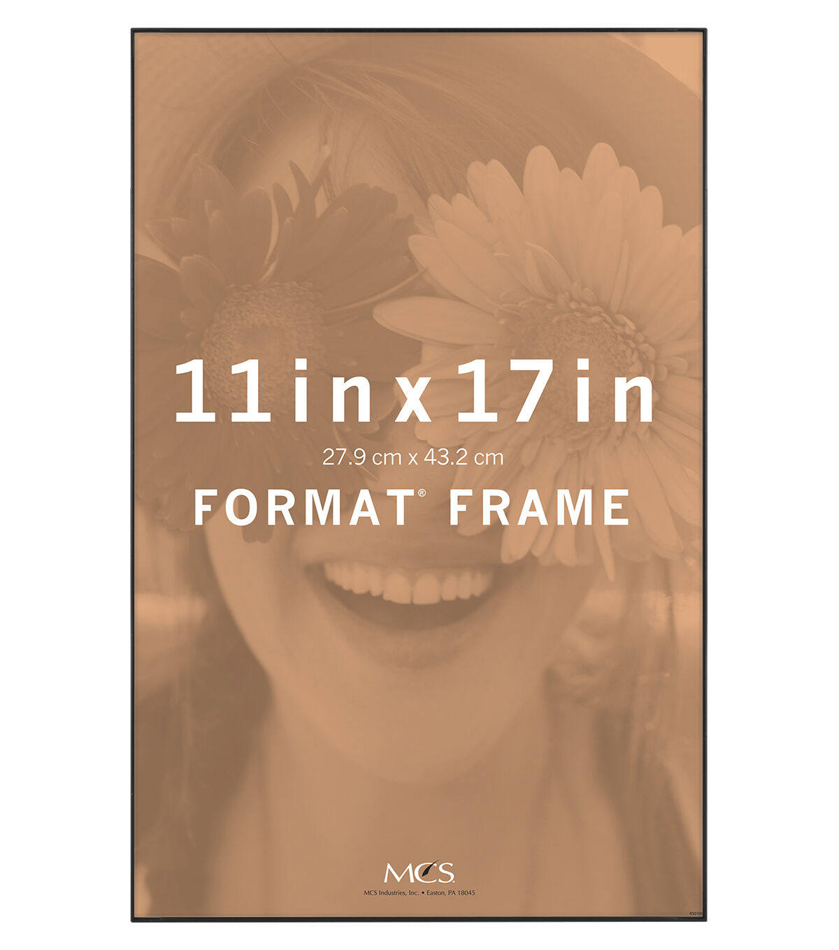 MCS 11 x 17 Front Loading Black Wall Frame