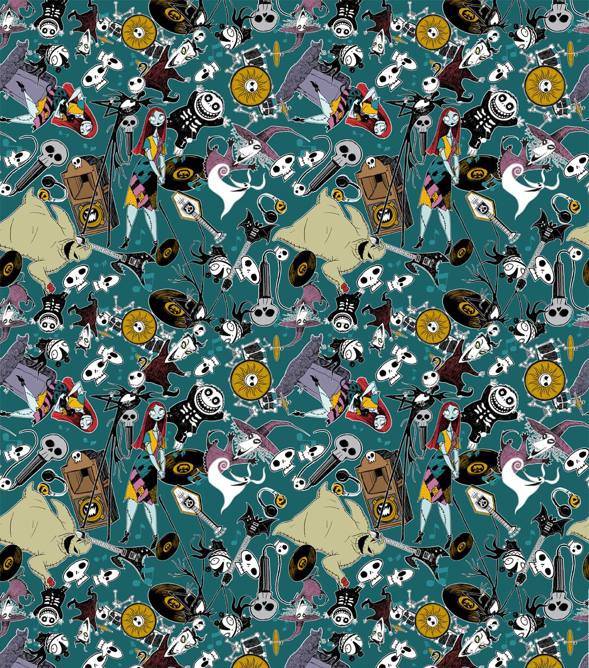 Nightmare Before Christmas Oogie Boogie Fear Fest Pack Cotton Fabric