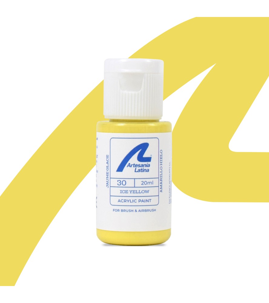 Water-Based Paint: Ice Yellow (20 ml)