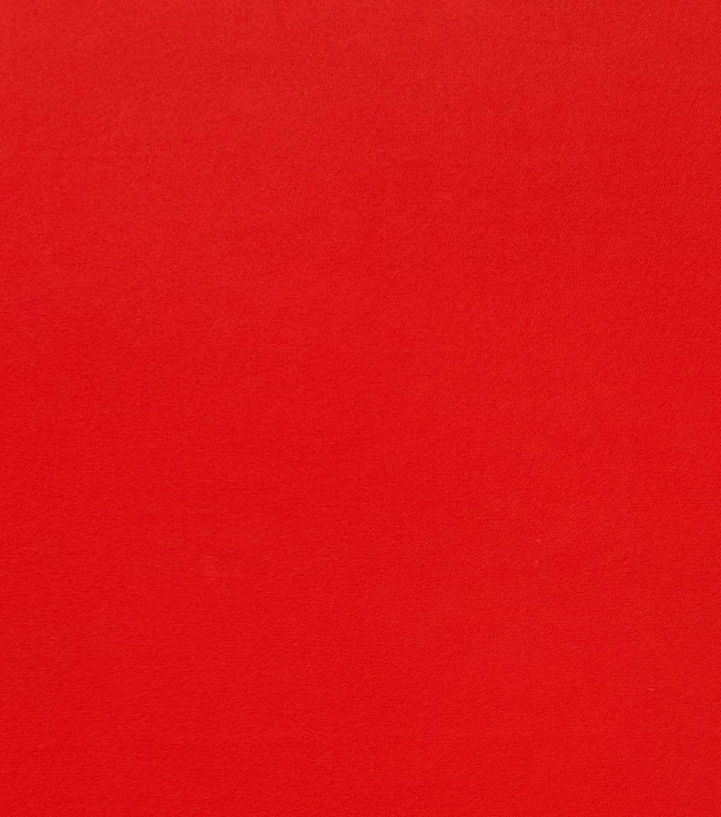 Heathered Red Solid Luxe Flannel Fabric