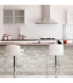 WallPops NuWallpaper Grey White Brick