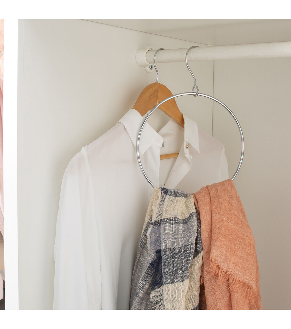 Organize It All 8 Belt & Scarf Ring Hanger