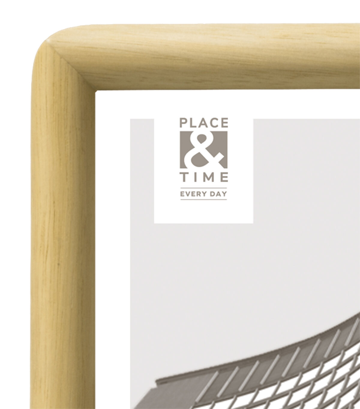 8 x 10 Natural Bullnose Tabletop Picture Frame by Place & Time