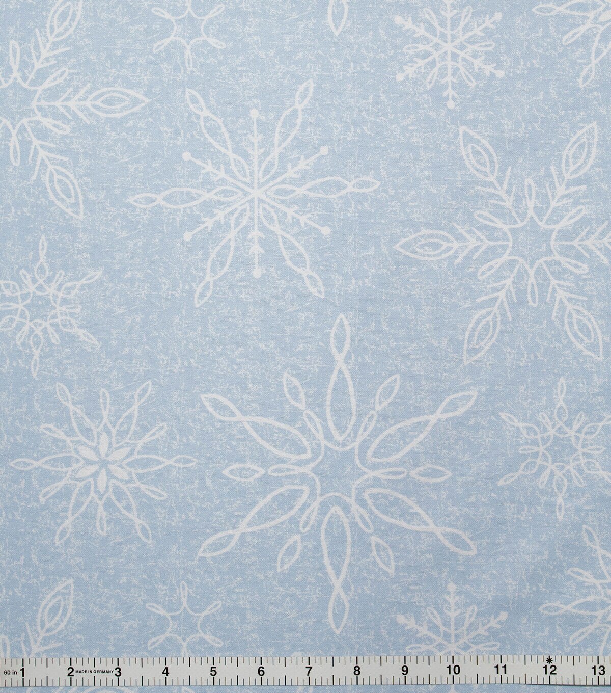Large Snowflakes Super Snuggle Flannel Fabric