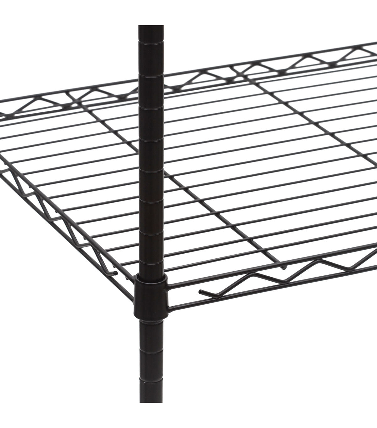 Organize It All 53 Black Fridge & Microwave Stand