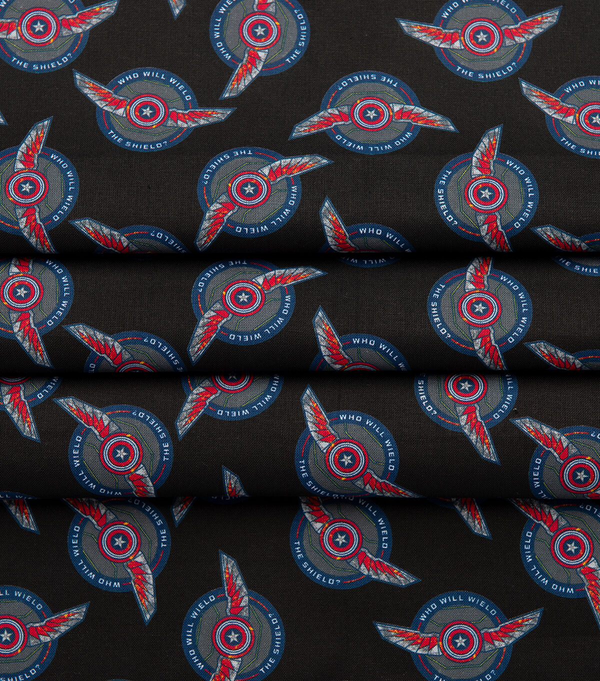 Falcoln and the Winter Soldier Wield The Shield Cotton Fabric