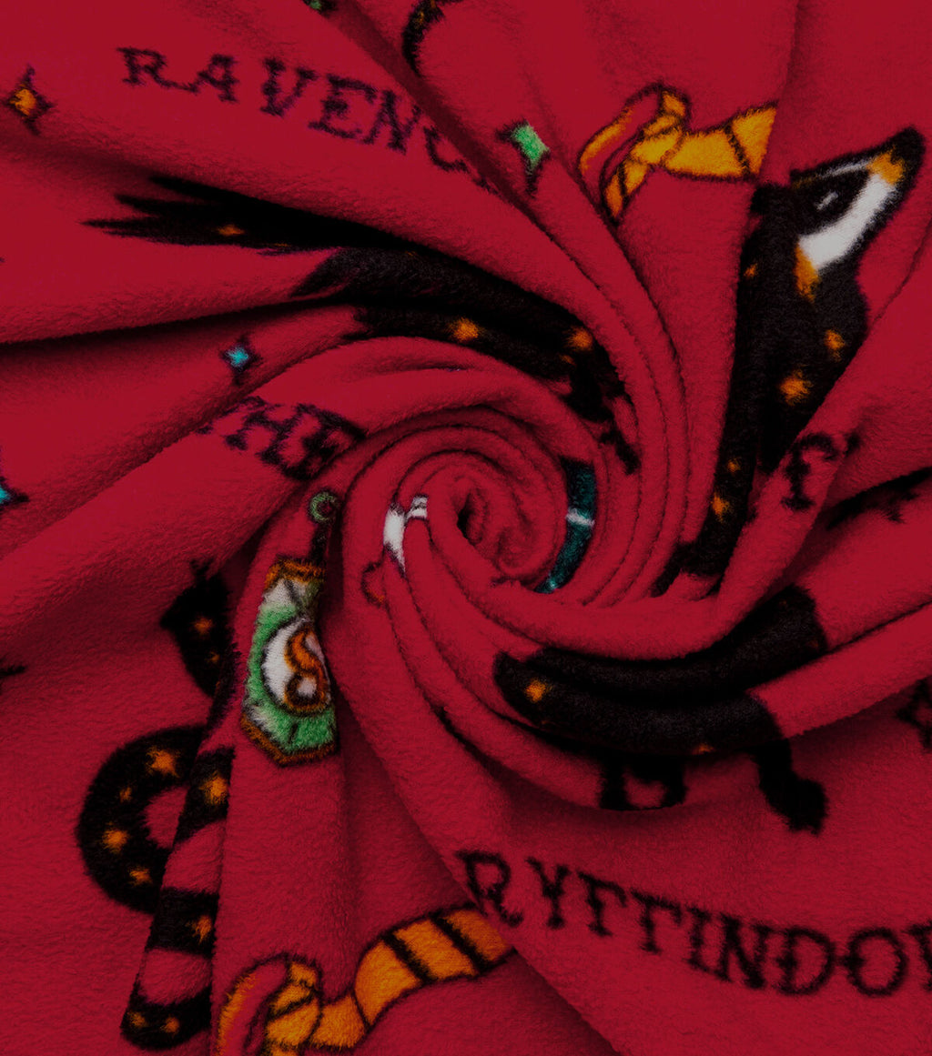 Harry Potter Houses Iconography Fleece Fabric