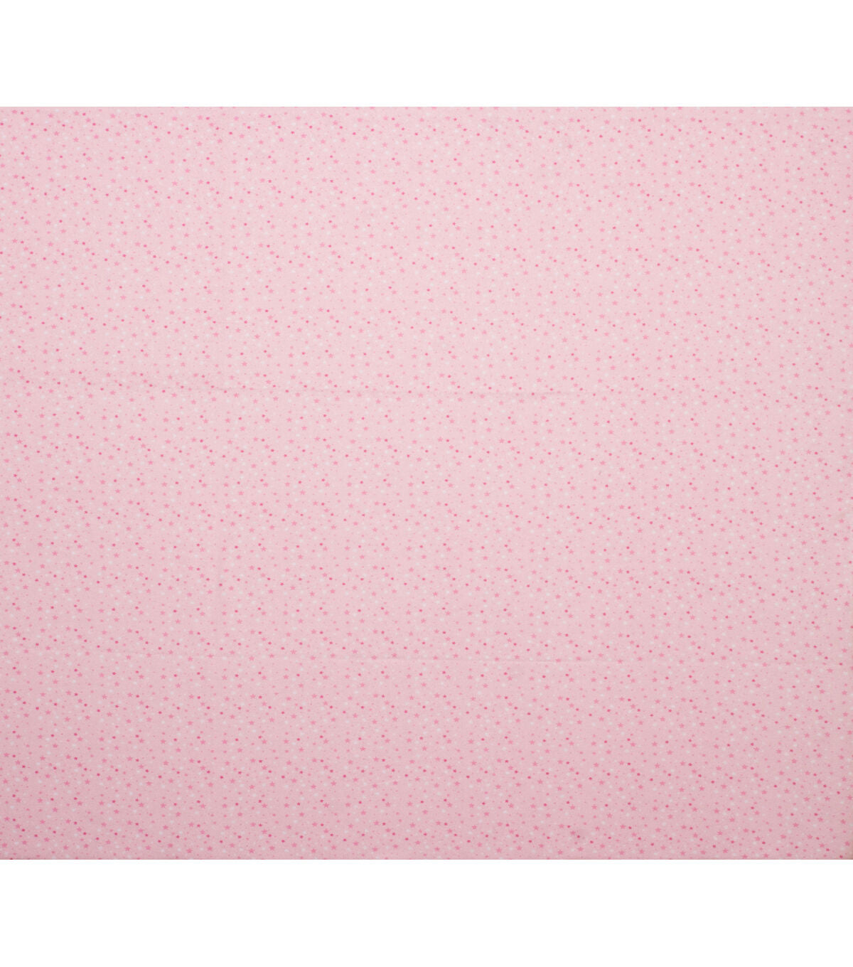 Pink Stars Super Snuggle Flannel Fabric