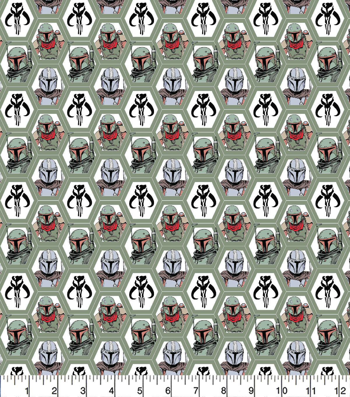 Mandalorian Clad In Beskar Armor Cotton Fabric