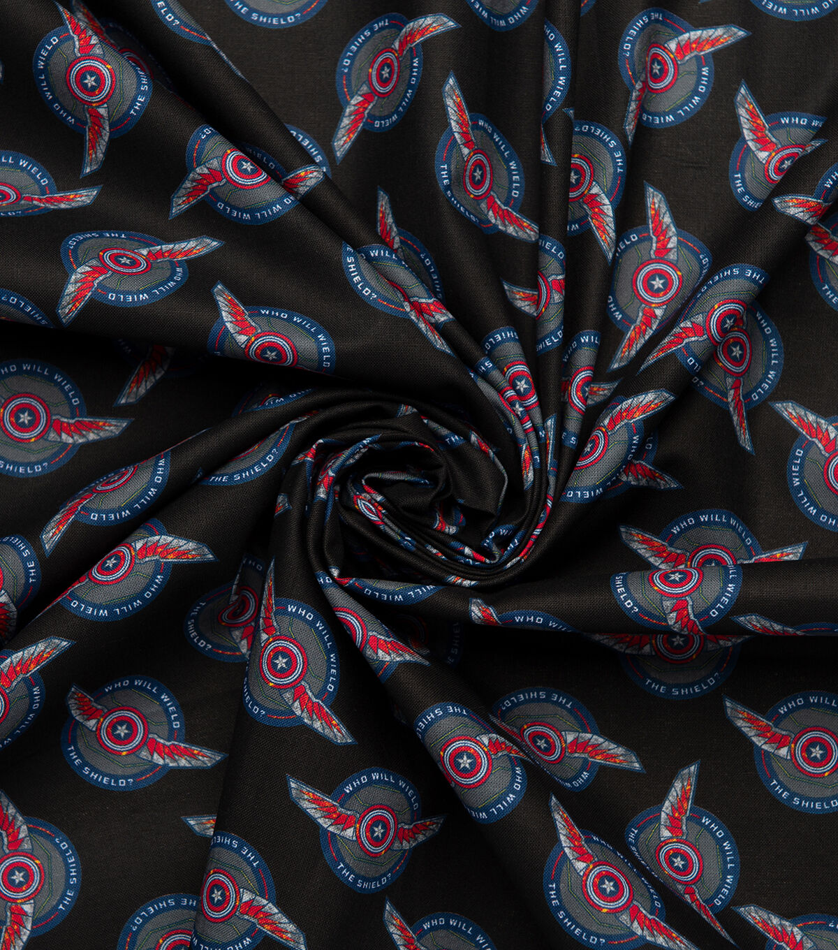 Falcoln and the Winter Soldier Wield The Shield Cotton Fabric