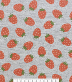 Super Snuggle POP! Strawberries Flannel Fabric