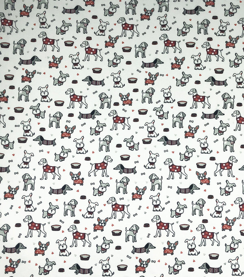 Little Dogs Super Snuggle Flannel Fabric