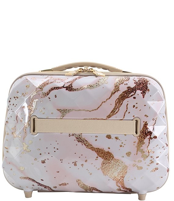 Savoir Collection Marbled Gold Travel Beauty Case