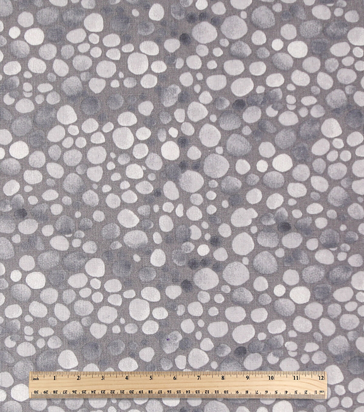 Tonal Packed Dots Gray Cotton Fabric by Keepsake Calico