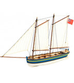 Captain's Longboat HMS Endeavour. 1:50 Wooden Model Ship Kit