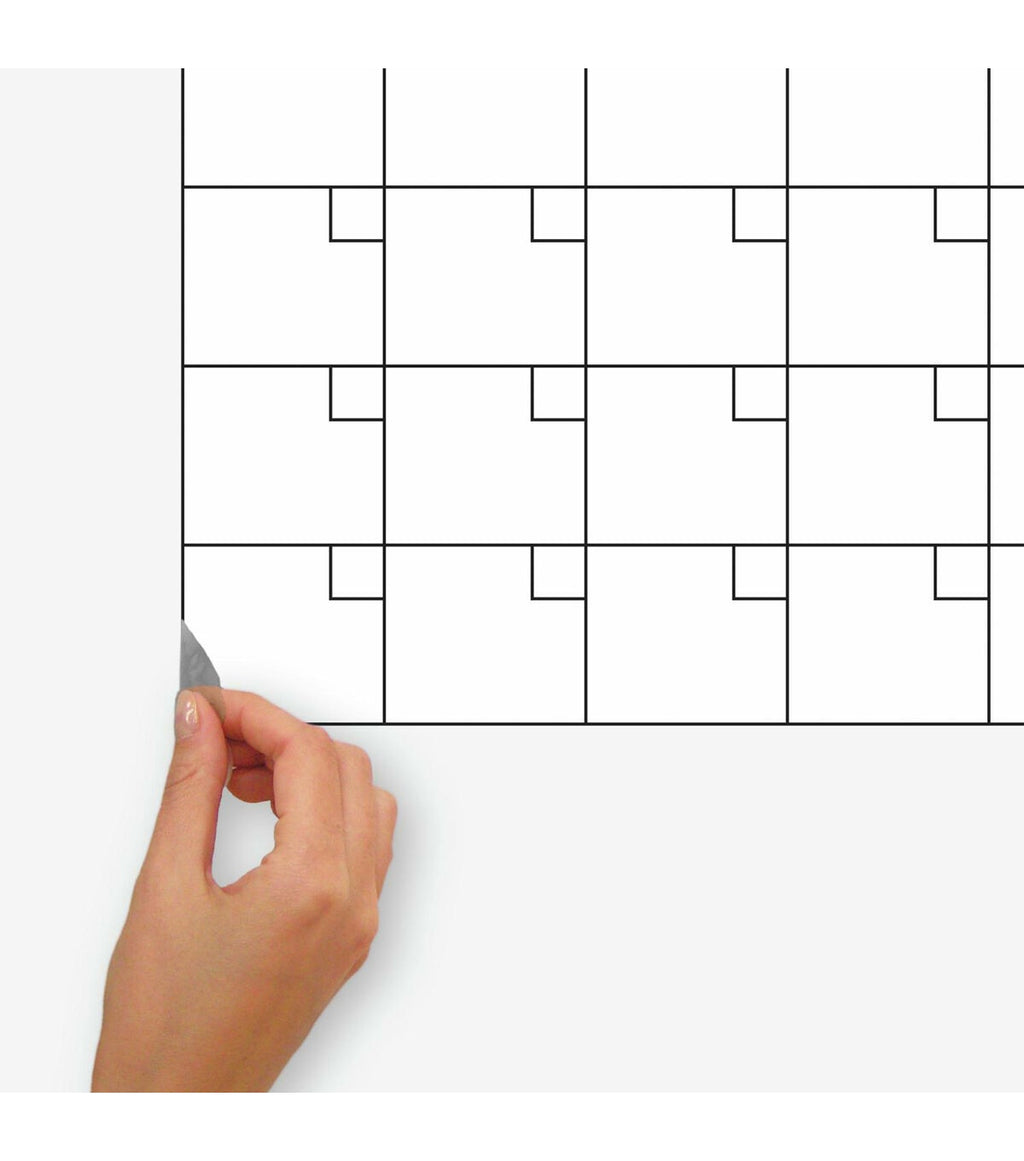 RoomMates Basics Dry Erase Calendar Decals