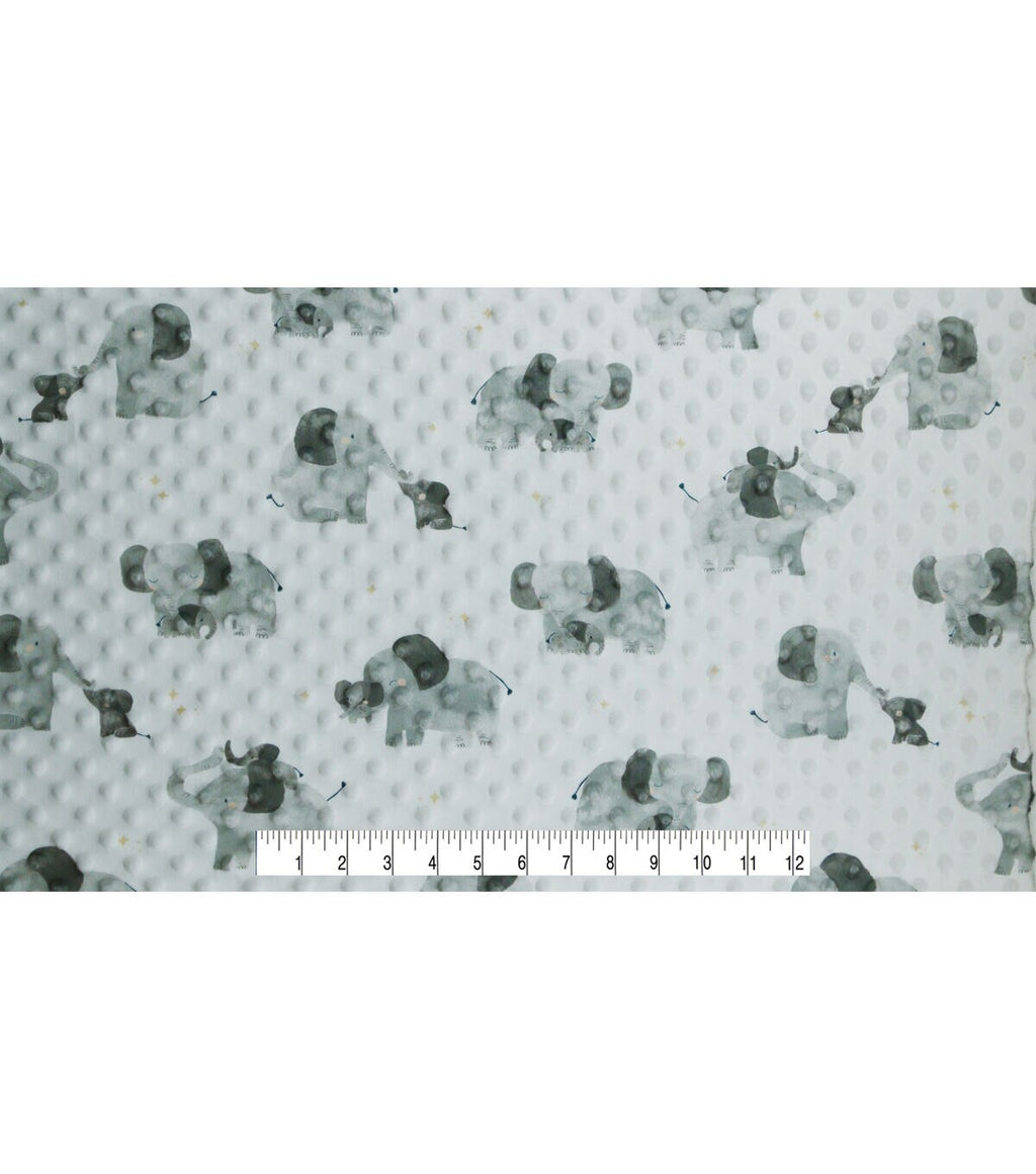 Soft & Minky Elephant Fleece Fabric