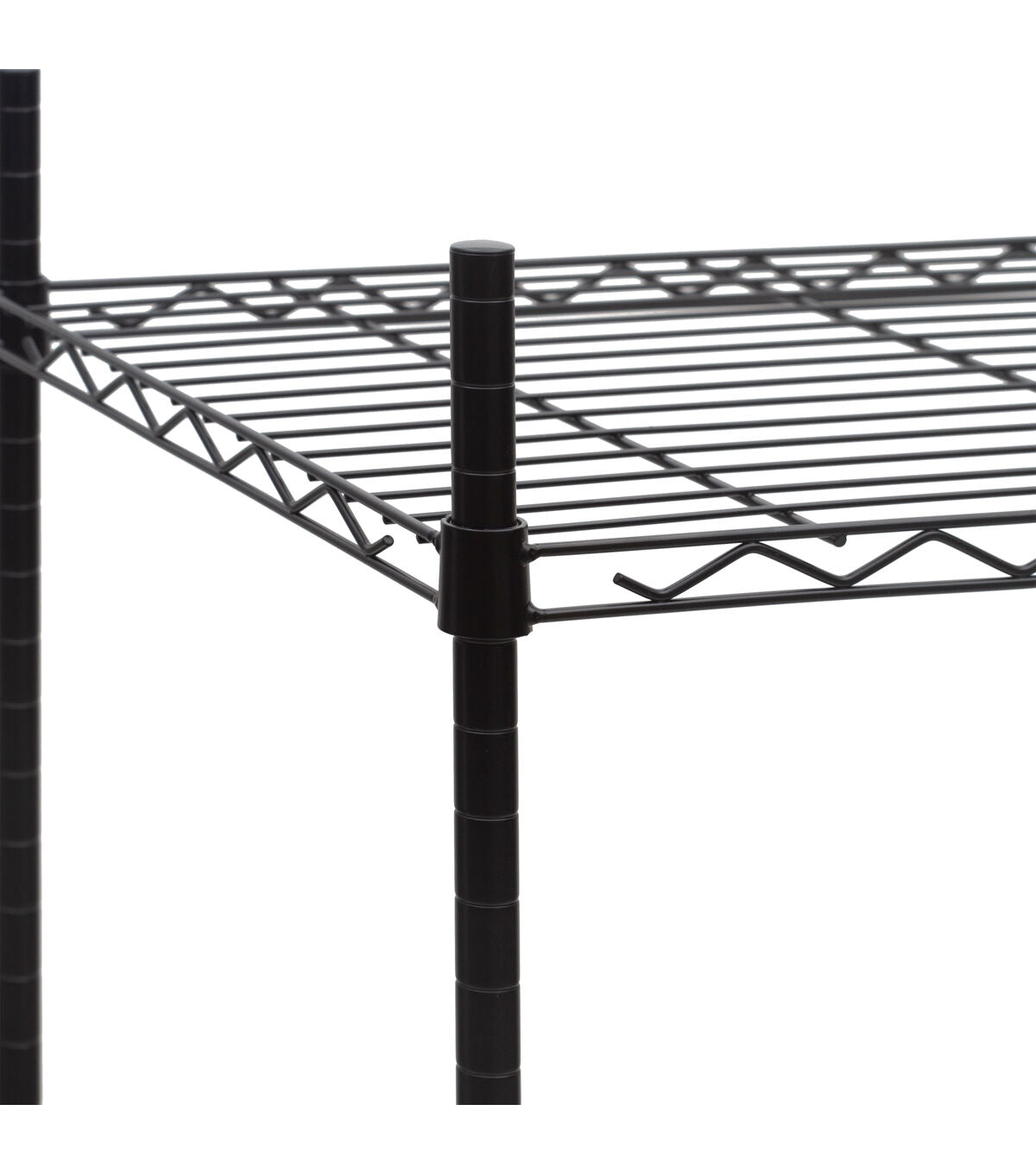 Organize It All 53 Black Fridge & Microwave Stand