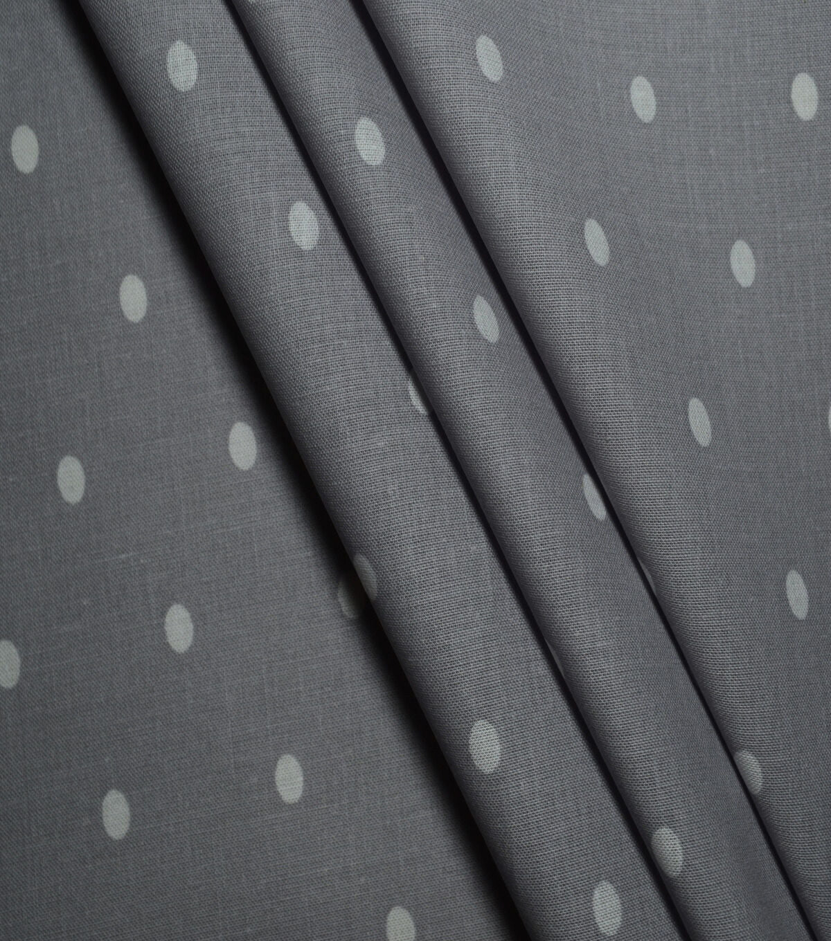 Aspirin Dots on Gray by Quilt Cotton Fabric by Quilter's Showcase