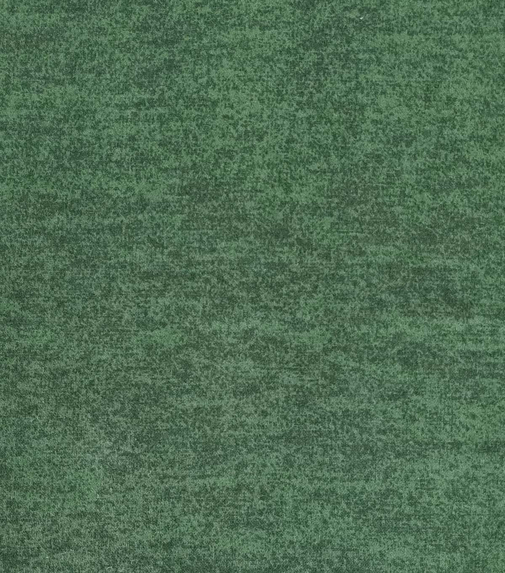 Green Heathered Luxe Flannel Fabric