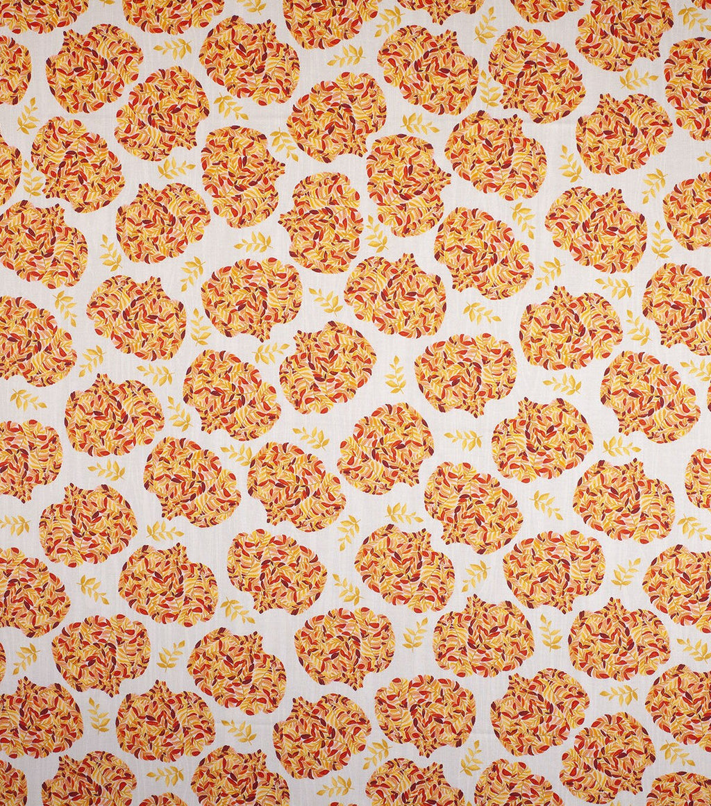 Pattern Trap Pumpkins Harvest Cotton Fabric