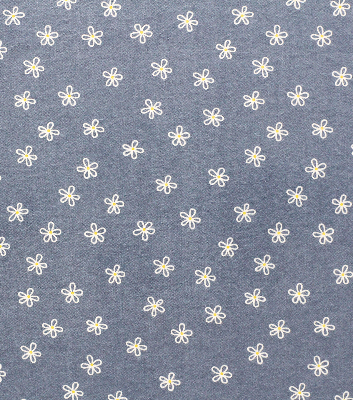Super Snuggle POP! Scribble Floral Blue Flannel Fabric
