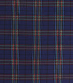 Navy Tartan Plaid Blizzard Fleece Fabric