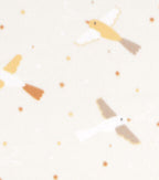 Muted Tossed Birds Blizzard Fleece Fabric