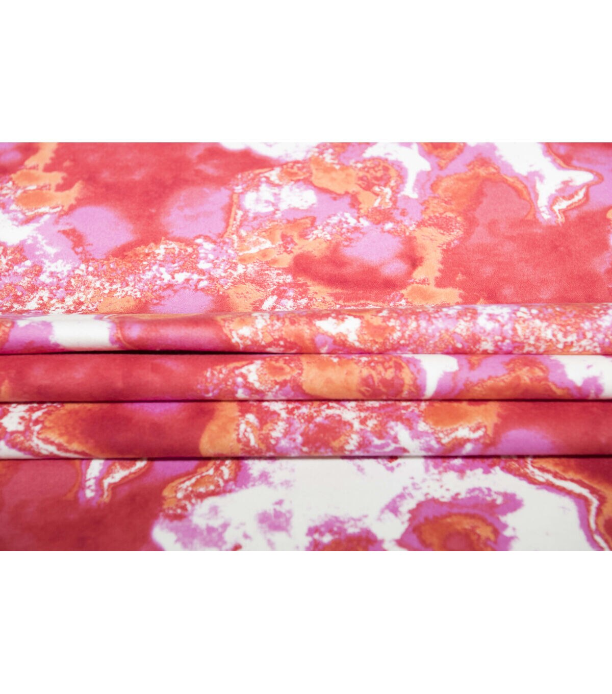 Super Snuggle Pink & Orange Jelly Tie Dye Flannel Fabric