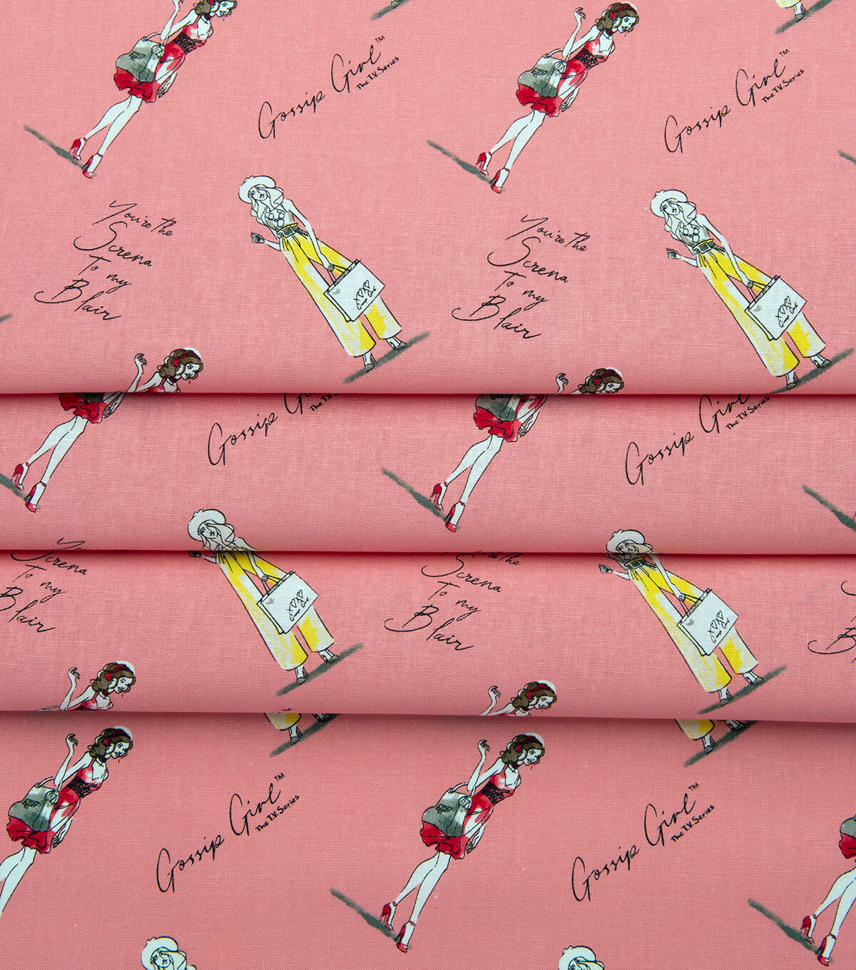Gossip Girl Upper East Side Cotton Fabric