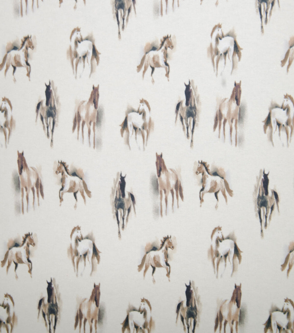 Horses Super Snuggle Flannel Fabric