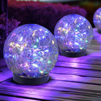 JKIMK Solar Globe Lights Outdoor Waterproof-Solar Balls for Garden
