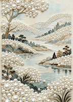 Pearl Art Kits for Adults, Christmas Pearl Diamond Painting for Beginners