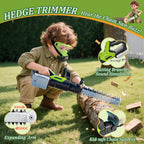 Kids Toy Tool Set, 3-IN-1 Power Garden Lawn Tools with Sounds & Lights, Volume, Toy Weed Wacker, Leaf Blower&Hedge Trimmer, Outdoor Play Toy Tools, Christmas Birthday Gifts for Boy Toys 3 4 5 6 7 8+