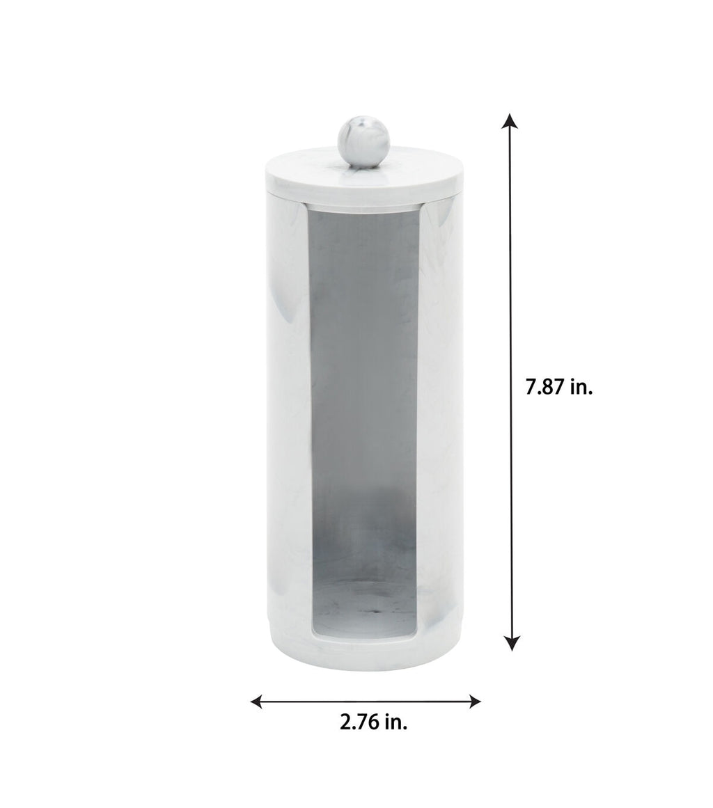 Simplify 8 Marble Cotton Pads Holder