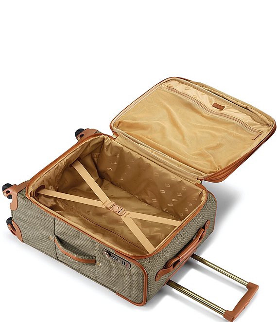 Luxe II Collection Softside Carry-On Expandable Spinner Suitcase