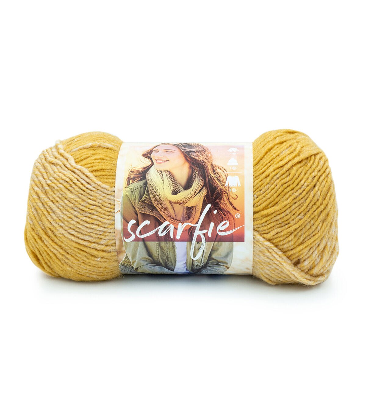 Lion Brand Scarfie 312yds Bulky Acrylic Blend Yarn