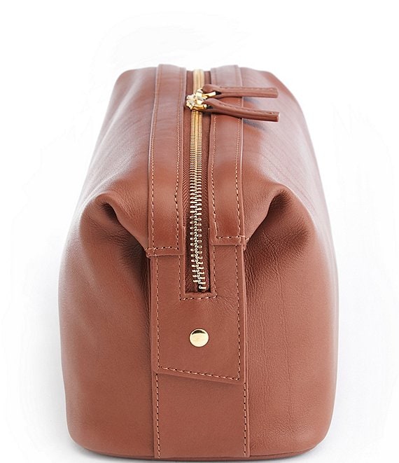 Pebbled Leather Toiletry Bag