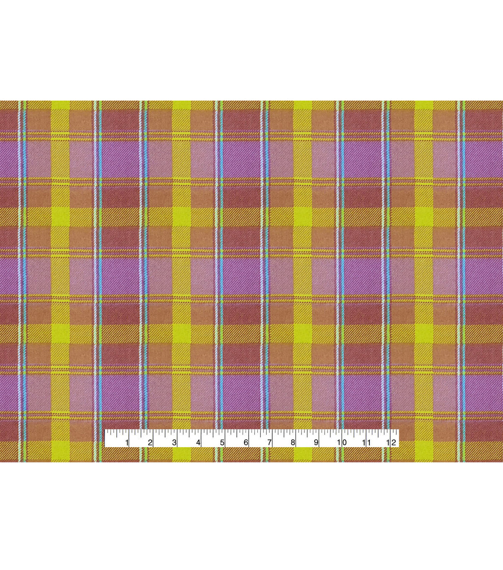 Bright Plaid Super Snuggle Flannel Fabric
