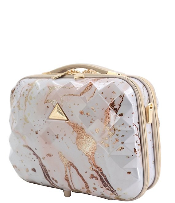 Savoir Collection Marbled Gold Travel Beauty Case