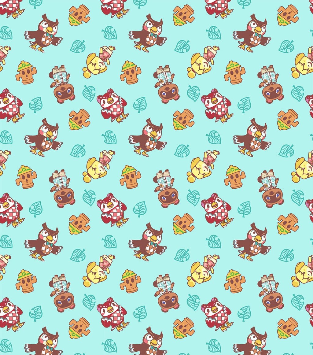 Animal Crossing Welcome To Cotton Fabric