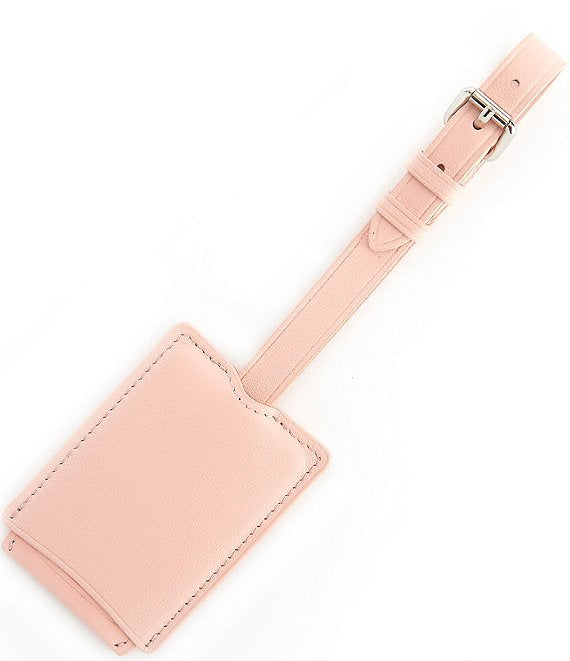 Retractable Leather Luggage Tag