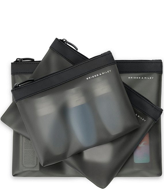 Travel Essentials Collection Translucent Pouch, 3-Piece Set
