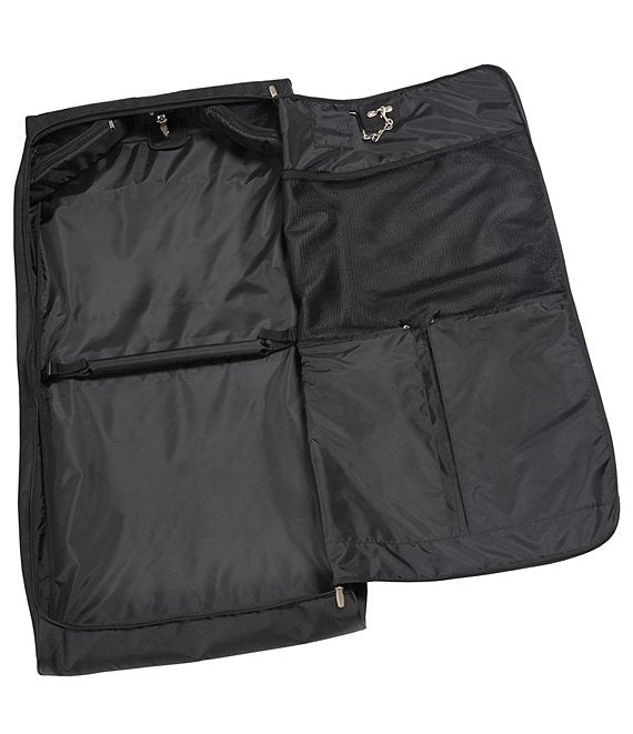 Wally Bags 45-inch Framed Garment Bag with Shoulder Strap and Multiple Accessory Pockets