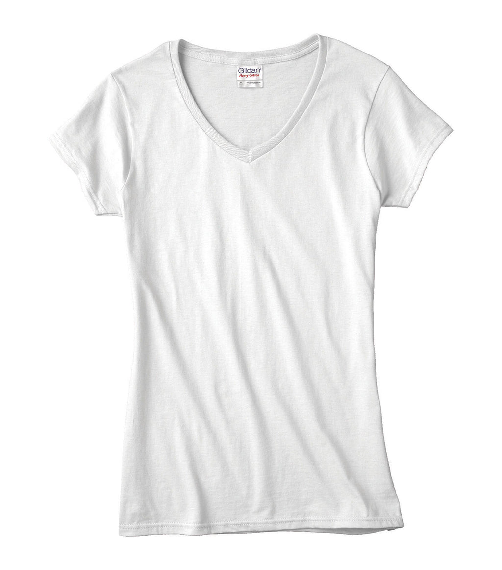 Gildan Ladies V Neck T-Shirt