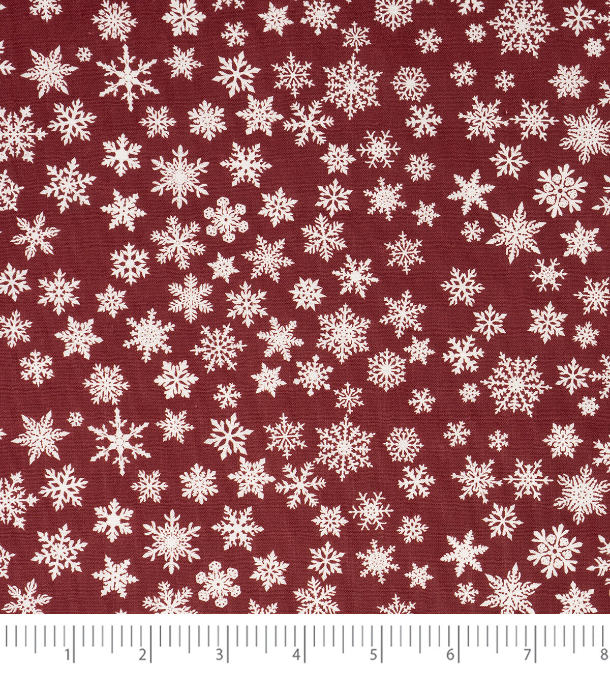 Singer 18 x 21 Poinsettias Christmas Cotton Fabric Quarters 5ct