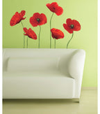 RoomMates Wall Decals Poppies at Play