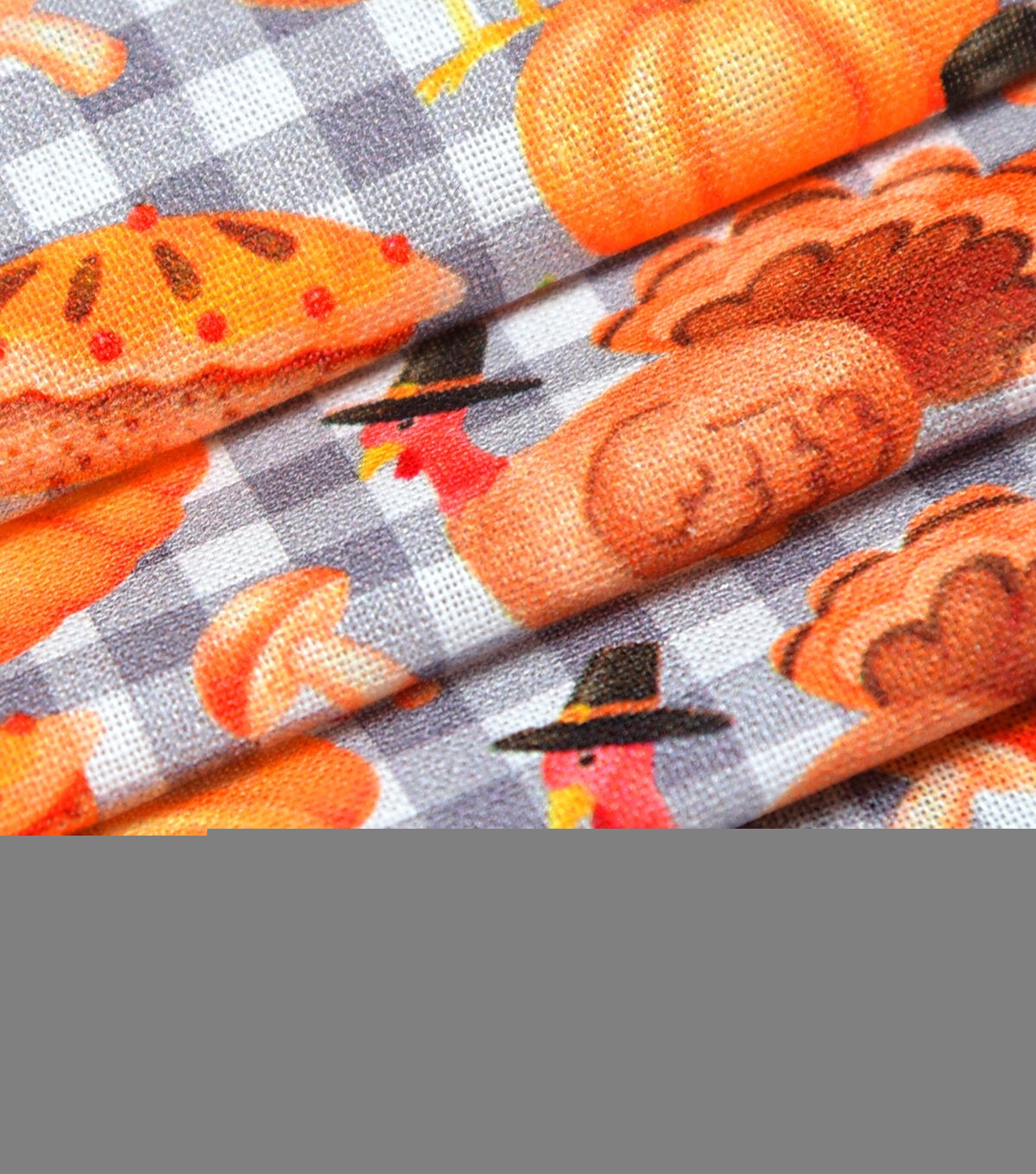 Multicolor Turkey icons Cotton Fabric