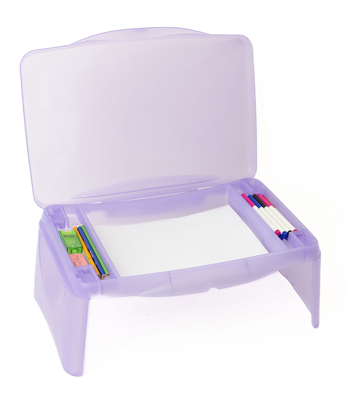 Everything Mary 21 x 18 Purple Plastic Lap Desk