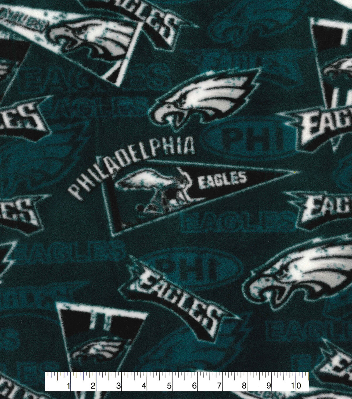 Fabric Traditions Philadelphia Eagles Fleece Fabric Retro